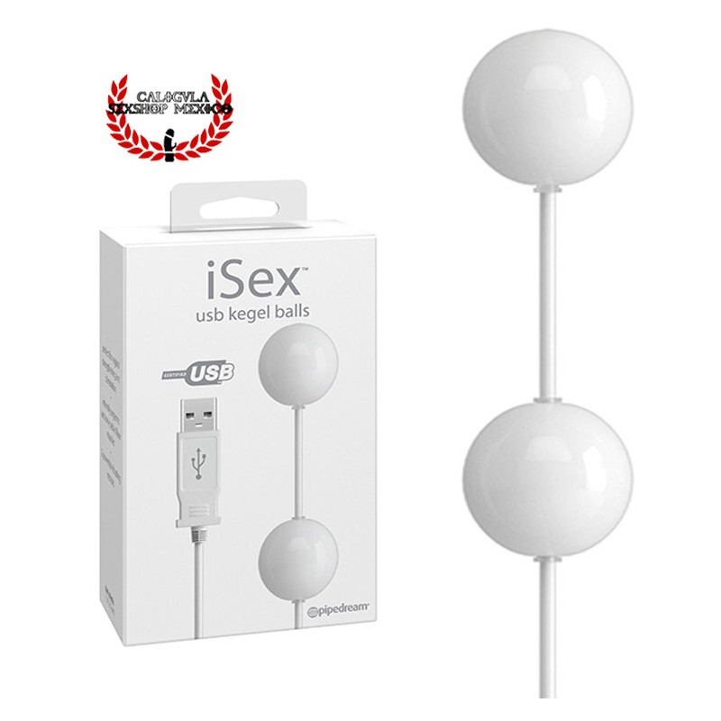 Bolas USB para Vagina con Vibración Bolas Kegel Pipedream isex usb kegel balls