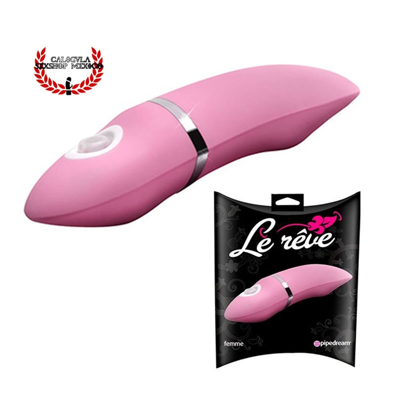 Pipedream Le Reve Femme Vibrador Rosa de silicon para estimular Clitoris