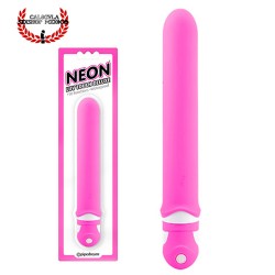 Vibrador 18cm Neon Luv Touch Deluxe Rosa Pipedream Vibrador Vagina Punto G