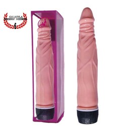 Vibrador Sexual 19 CM en forma de pene con venas para penetración vaginal y Punto G