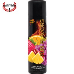 Lubricante 89ml Hot Wet fun flavors passion punch Efecto Calor Lubricante Sexual