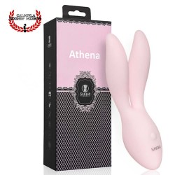Conejito Vibrador Flexible Color Rosa 14cm Vibrador Shaki Athena para estimular Punto G Clitoris