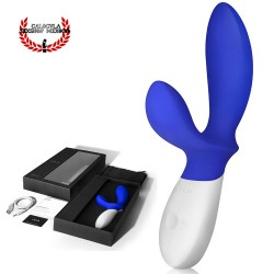 LOKI Wave de LELO 19cm Vibrador de Próstata Color Azul Vibrador Anal Sexual Punto P
