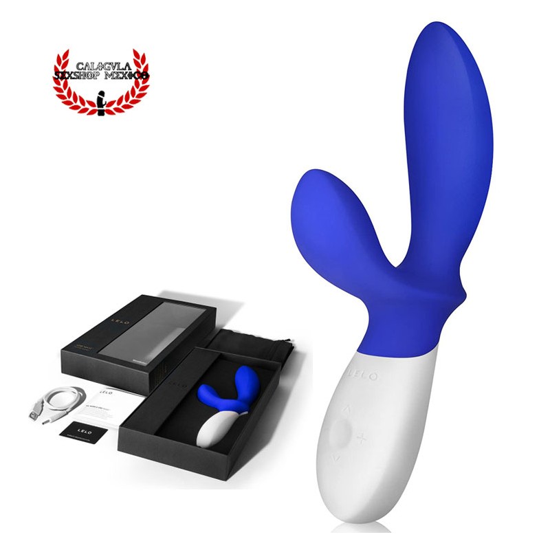 LOKI Wave de LELO 19cm Vibrador de Próstata Color Azul Vibrador Anal Sexual Punto P