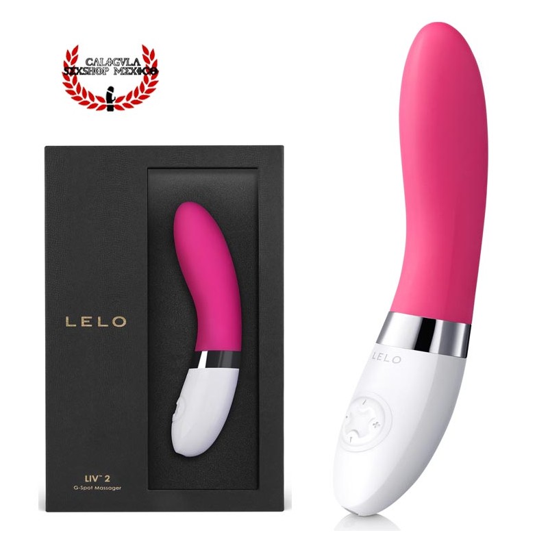 Vibrador Curvo LIV 2 de LELO Silicón color Rosa Vibrador sexual para estimular tu Punto G Vagina