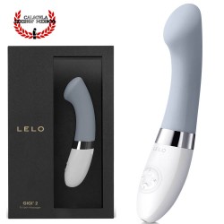 GIGI 2 de LELO Silicón GRIS Vibrador sexual con punta aplanada para estimulación de Punto G y Clitoris