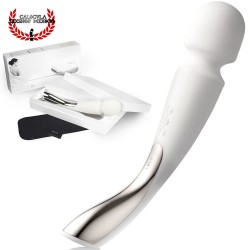 Vibrador Smart Wand Large de LELO 31 cm Silicon IVORY Vibrador masajeador Externo Corporal y Clitoris