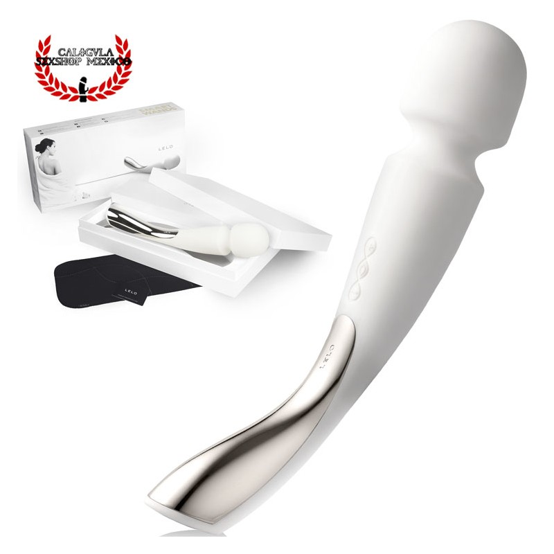 Vibrador Smart Wand Large de LELO 31 cm Silicon IVORY Vibrador masajeador Externo Corporal y Clitoris