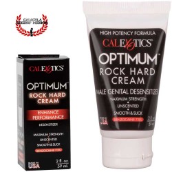 Crema Máxima Erección para pene Optimum Rock Hard Cream de CalExotics Crema Disfunción eréctil