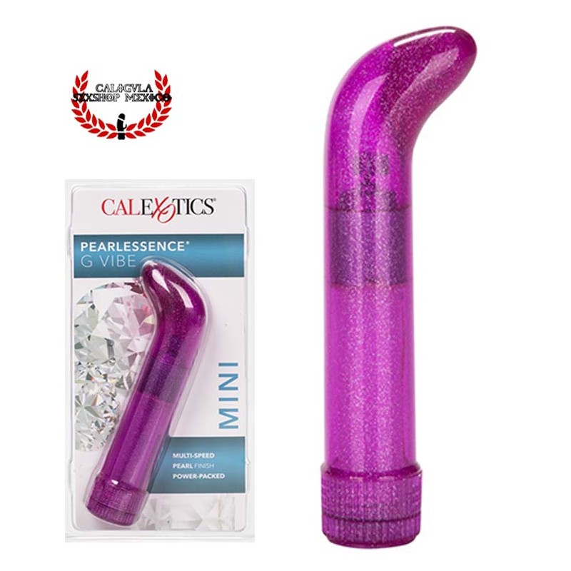 Vibrador Pearlessence G Vibe de CalExotics MORADO Mini Vibrador sexual estimulador Punto G y Clitoris