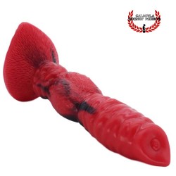 Dildo BDSM 22cm Extremo de Lobo en color Rojo BDSM Fetish FAAK sexual penetración Anal o Vaginal