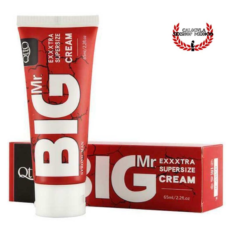 Crema Big Mr Exxxtra Crema para aplicar en tu pene aumenta tamaño retrasa eyaculación más grueso