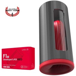 Masturbador para Hombre F1S Developer Kit Red de LELO Vibrador para Pene con Ondas Sónicas