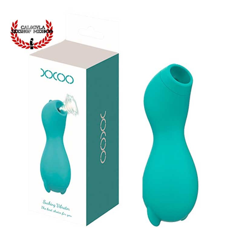 Succionador de Clitoris XXOO Dino Azul estimulador sin contacto clitoris