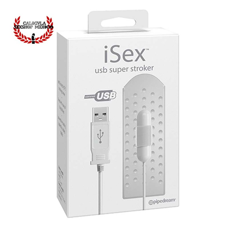 Masturbador iSex Usb Super Stroker funda para pene con vibración USB