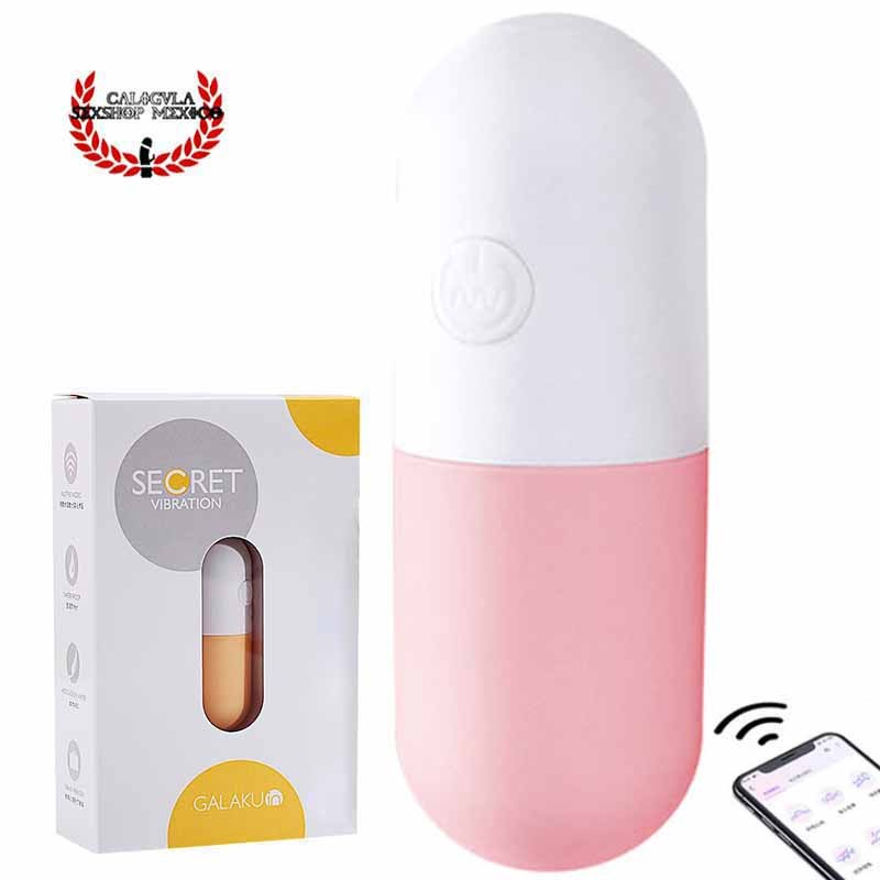 Mini Vibrador Estimulador Clitoris y Punto G Bala Vibrador Rosa para dama Bluetooth Celular