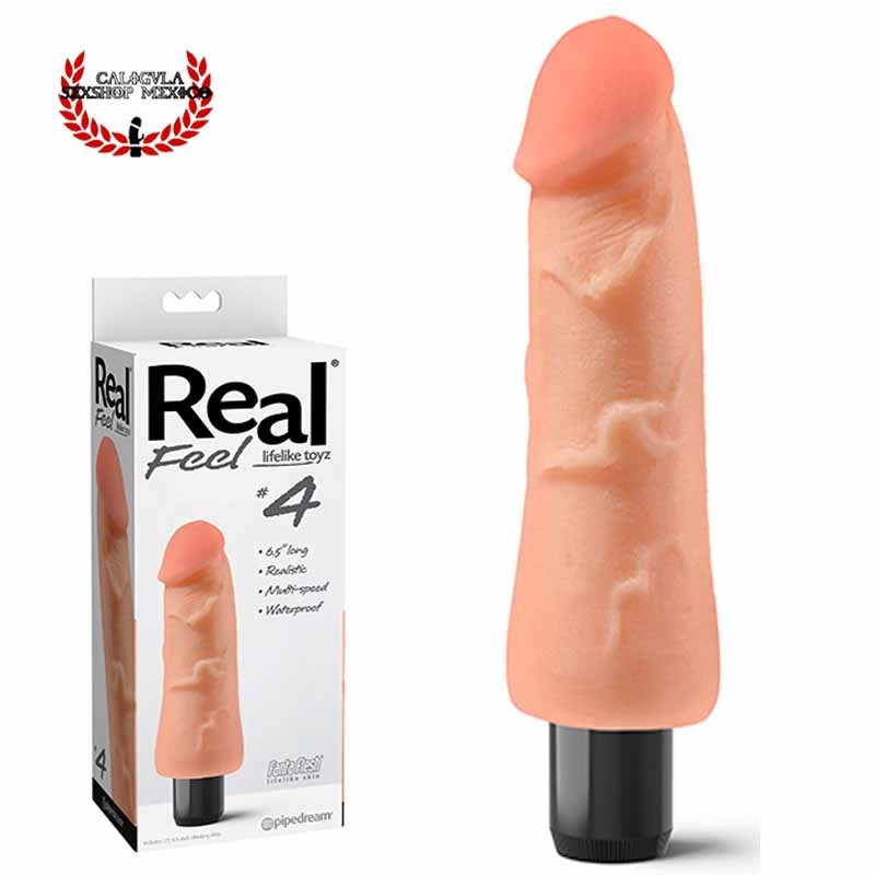 Vibrador 13 cm Real Feel Lifelike Toyz 4 Vibrador sexo Anal Vaginal de Pipedream