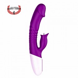 Vibrador Rabbit para Clitoris con rotacion Punto G y efecto calor Vibrador Conejito Lengua Clitoris