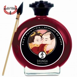 Shunga Pintura Corporal Comestible Shunga Erotic Art Body Painting Sparkling Strawberry Wine