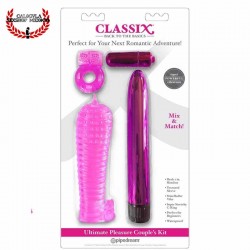 Kit Classix Ultimate Pleasure de Pipedream Kit de vibrador sexual funda para pene y anillo