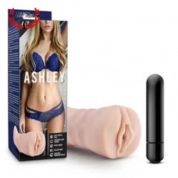 Vibrador Masturbador Ashley Blush Vibrador masturbador para pene en forma de vagina y Clitoris