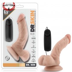 DR. KEN Vibrador Realista Sexual Punto G 16 cm Blush Dr. Sean Curved Cock With