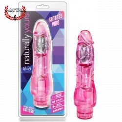 Vibrador Naturally Yours Fantasy Vibe Pink Blush Vibrador realista Sexual