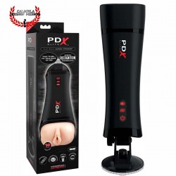 Masturbador Vibrador para tu pene con sonido y gemidos PDX ELITE Talk-Back Super Stroker