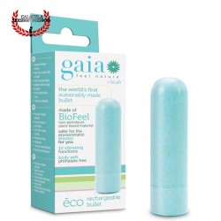 Gaia Eco Rechargeable Bullet Aqua 7 cm Blush Bala Vibrador Sexual Recargable Clitoris