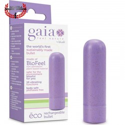 Gaia Eco Rechargeable Bullet Lilac 7 cm Blush Bala Vibrador Sexual Recargable Clitoris
