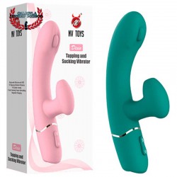 Succionador Clitoris Vibrador Punto G NV Toys DIXIE GREEN Vibrador Conejito