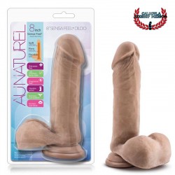 Dildo 20 cm Blush Sensa Feel Dildo Latin Dildo realista Sexo anal o vaginal Flexible