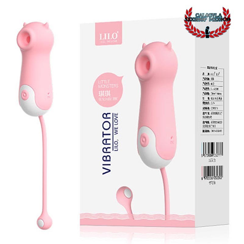 Succionador Estimulador de Clitoris Little monsters Pink