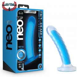 Dildo anal vaginal 18cm Fluorescente Azul Neo Elite Tao Blush