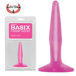 Mini Plug Anal 10cm Clasico Silicon Color Rosa Pipedream Basix Rubber Works Mini Butt Sexo Anal